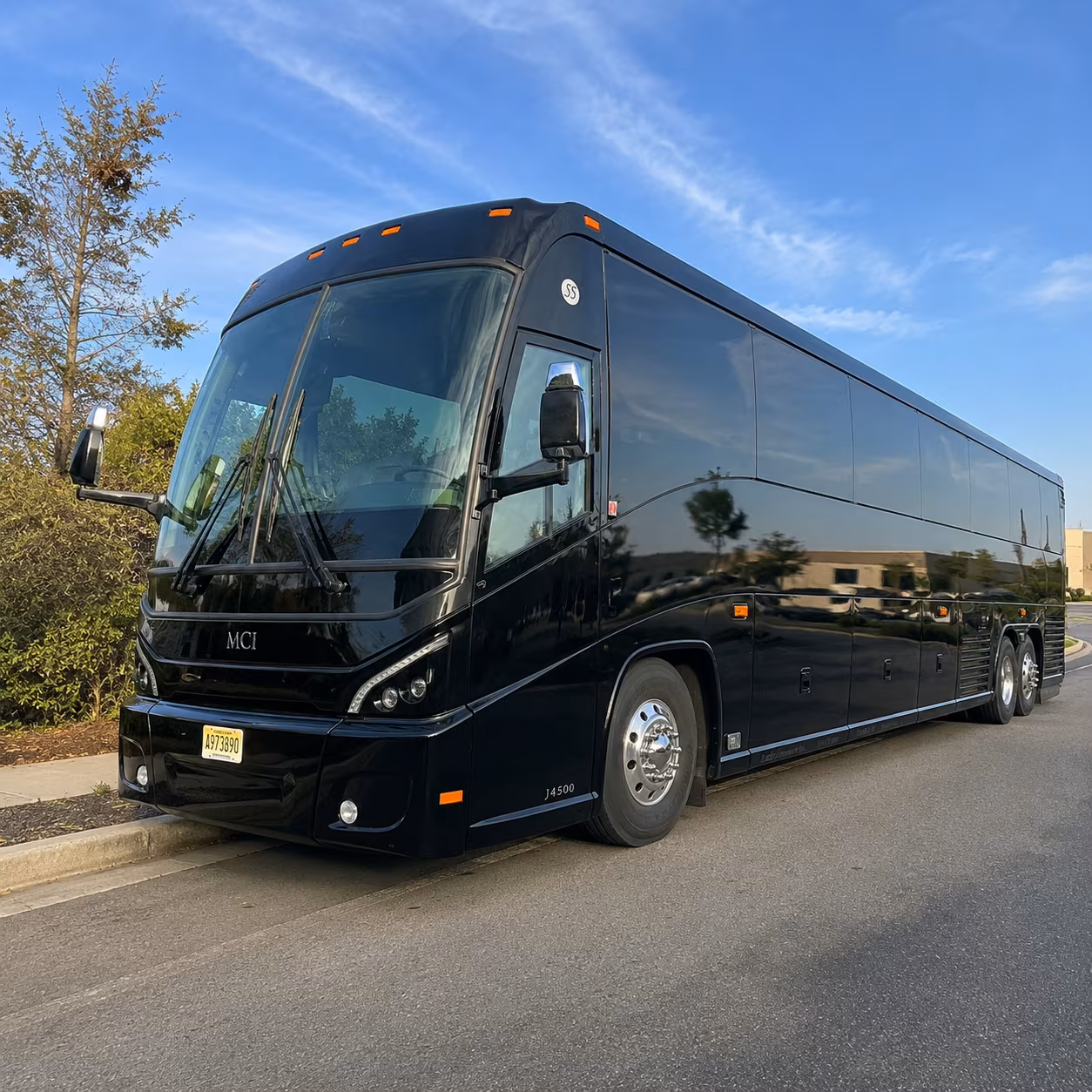 56 passenger charter bus