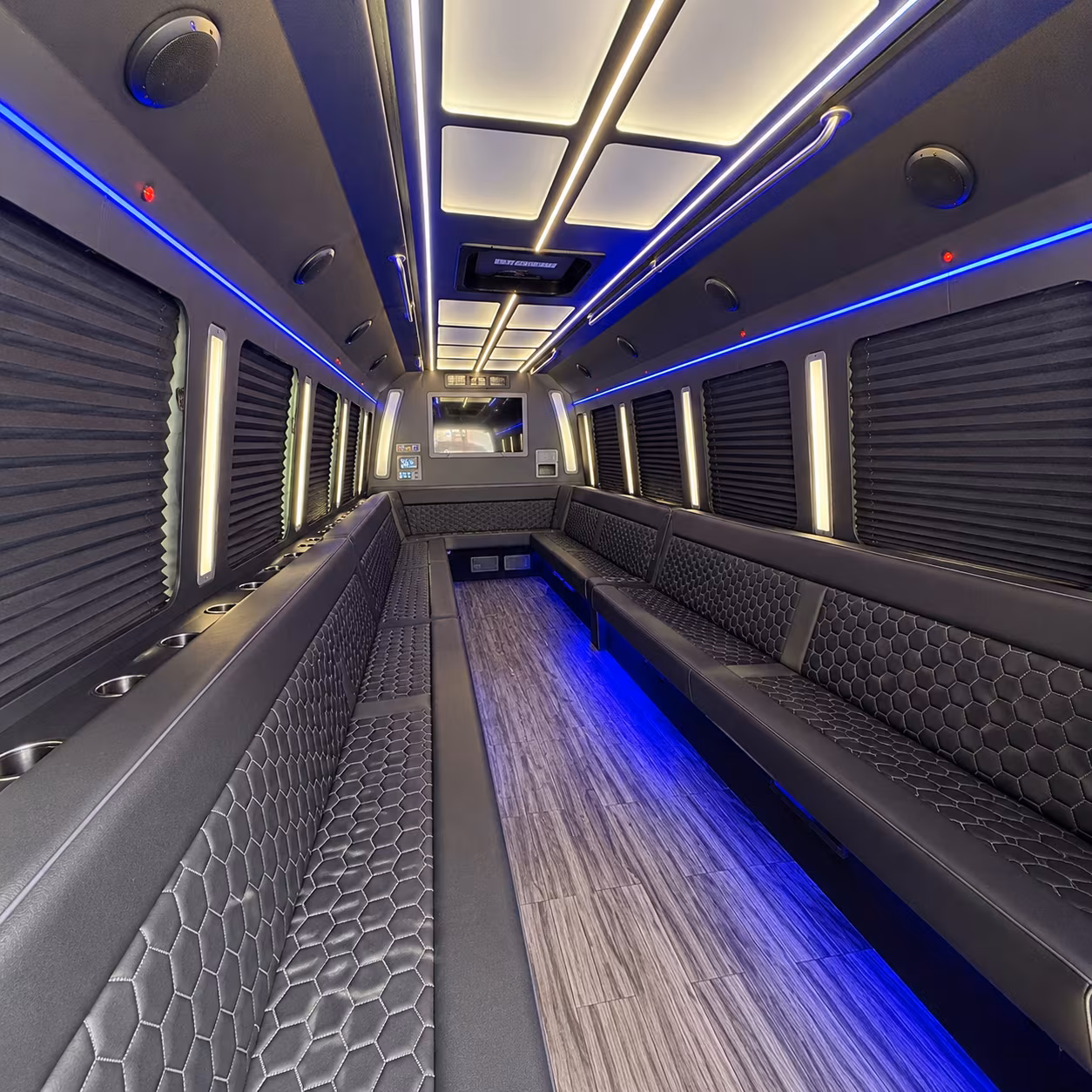 jurupa valley 30 passenger party bus interior