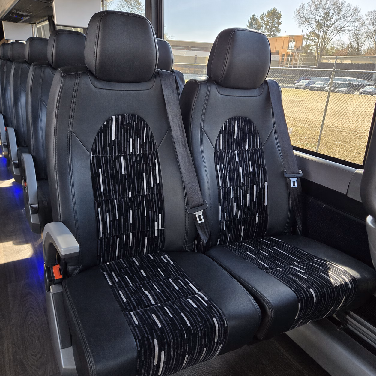 jurupa valley charter bus interior
