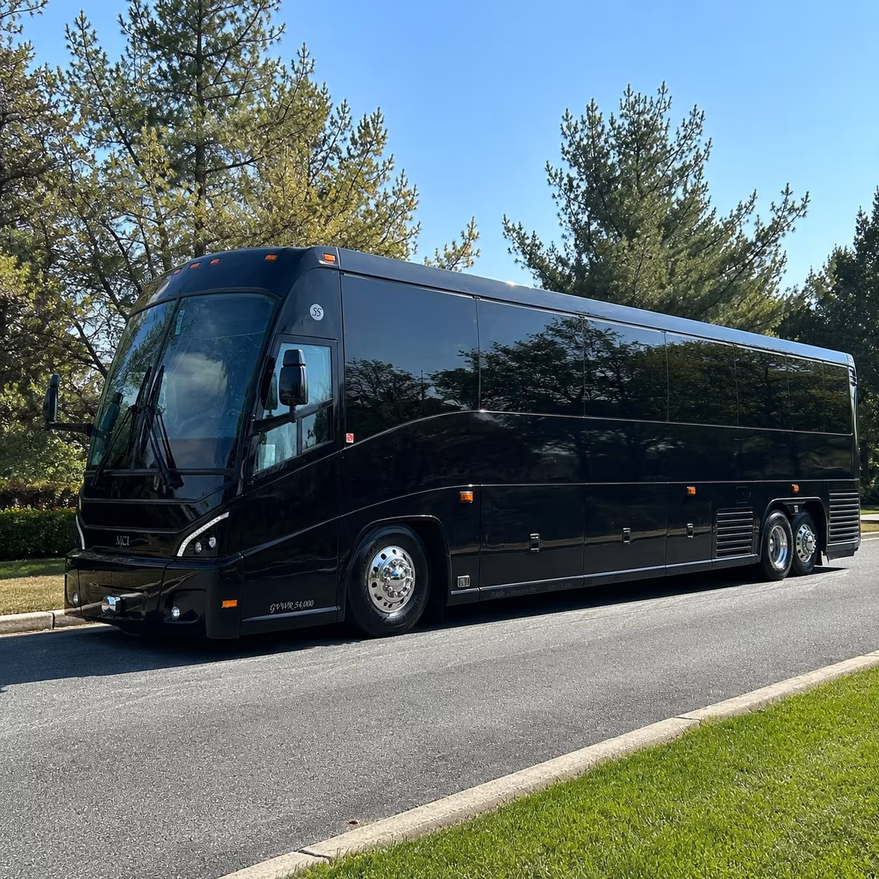 multi day charter bus service for government training events and military exercises